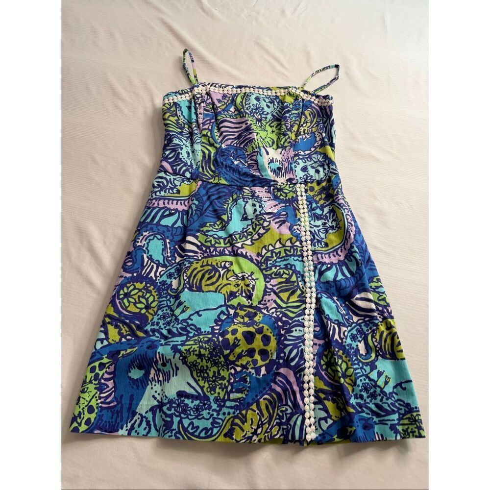 Lilly Pulitzer Women’s Jessie Cattitude Romper Size 2